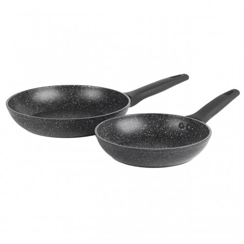 Russell hobbs RH00490MOB 20&amp;24CM MARBLE FRYPAN - BLACK