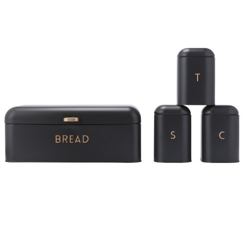 Salter BW13731EU7 Pebble 4-Piece Countertop Set Charcoal