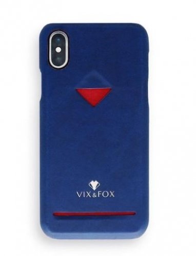 Vixfox Card Slot Back Shell for Iphone 7/8 plus navy blue