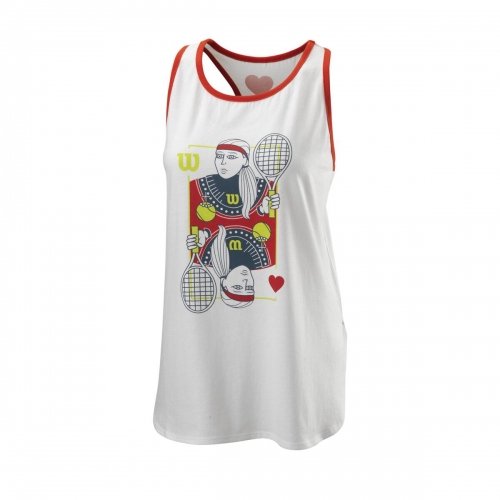 Wilson women apparel W QUEEN TECH TANK White