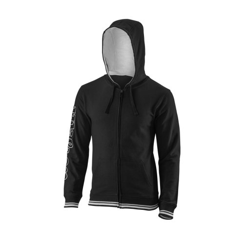 Wilson men apparel TEAM II FULL ZIP HOODY BLACK