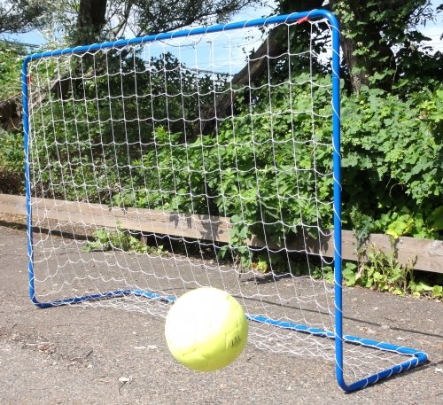 Acito florbols Vārti futbola ar tīklu, zili,180x120x60cm