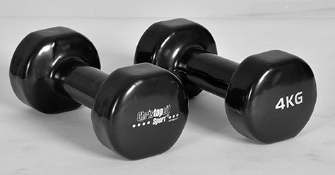Christopeit sport vinila hanteles &ndash; Beauty Bells 2x4kg (pāris)