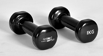 Christopeit sport vinila hanteles &ndash; Beauty Bells 2x1kg (pāris)