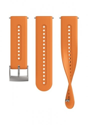 Suunto 24 ATH7 SILICONE STRAP GRANITE ORANGE S+M