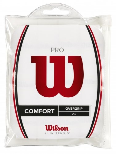 Wilson gripi PRO OVERGRIP balts (12gb.)