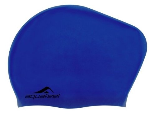 Aquafeel swim accessories Aquafeel silikona peldcepure gariem matiem, zila