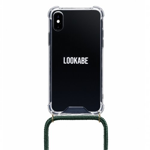 Lookabe necklace iPhone X/Xs gold green loo013