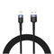 Tellur Data cable USB to Lightning LED, Nylon Braided, 1.2m black