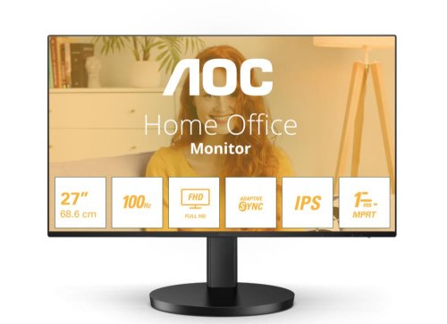 LCD Monitor|AOC|27B3HA2|27"|Business|Panel IPS|1920x1080|16:9|100 Hz|Matte|4 ms|Speakers|Tilt|27B3HA2