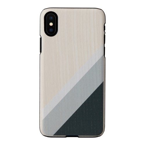 Apple MAN&amp;WOOD SmartPhone case iPhone X/XS gray suit black