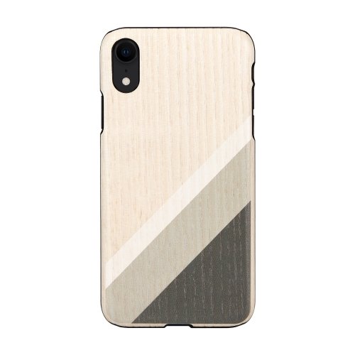 Apple MAN&amp;WOOD SmartPhone case iPhone XR gray suit black