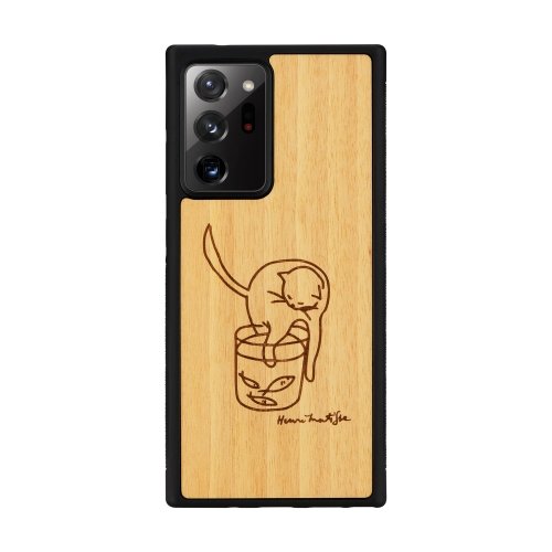 Man&amp;wood MAN&amp;WOOD case for Galaxy Note 20 Ultra cat with fish