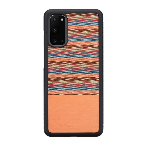 Man&amp;wood MAN&amp;WOOD case for Galaxy S20 browny check black