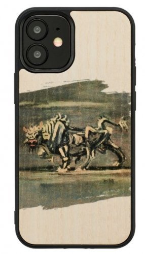 Man&amp;wood MAN&amp;WOOD case for iPhone 12 mini white bull