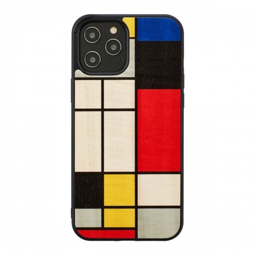 Man&amp;wood MAN&amp;WOOD case for iPhone 12 Pro Max mondrian wood black