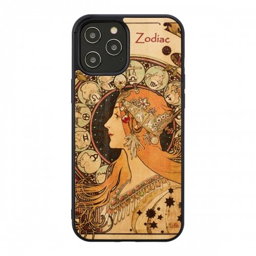 Man&amp;wood MAN&amp;WOOD case for iPhone 12 Pro Max zodiac black