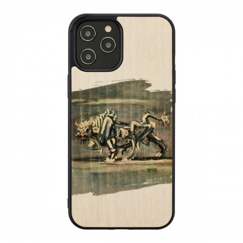 Man&amp;wood MAN&amp;WOOD case for iPhone 12 Pro Max white bull