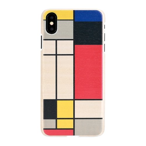 Man&amp;wood MAN&amp;WOOD SmartPhone case iPhone X/XS modrian wood white