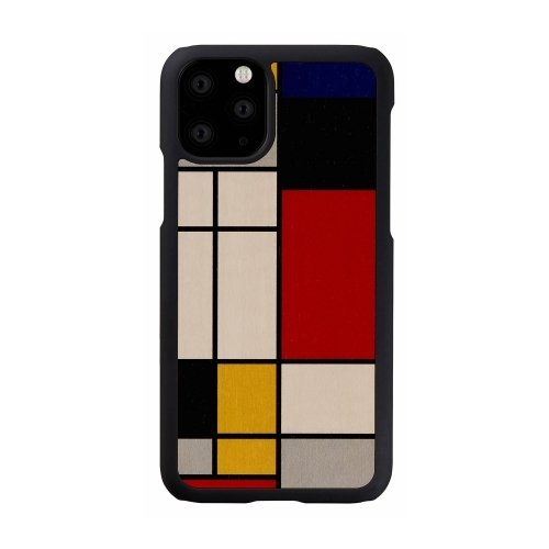 Man&amp;wood MAN&amp;WOOD SmartPhone case iPhone 11 Pro mondrian wood black