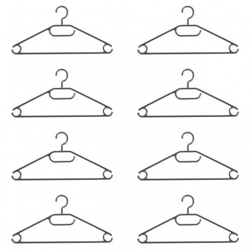 Beldray LA072684FEU7 Eco Recycled Hangers Black