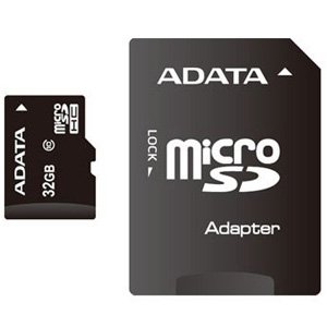 Micro SD 32GB Class 10+ Adapter ADATA atmiņu karte