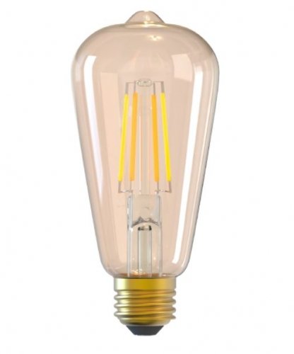 Tellur WiFi Filament Smart Bulb E27, Amber, White/Warm, Dimmer