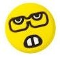 Wilson vibrastop EMOTISORB NERD FACE 1PCS
