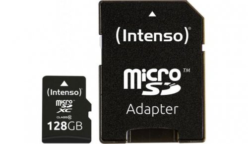 Intenso MEMORY MICRO SDXC 128GB C10/W/ADAPTER 3413491