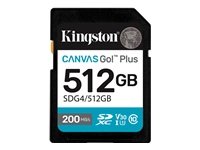Kingston 512GB SDXC Canvas Go Plus Gen4