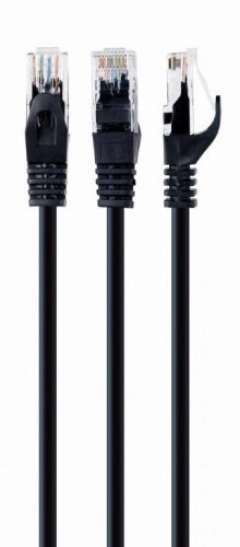 Gembird PATCH CABLE CAT6 UTP 3M/BLACK PP6U-3M/BK