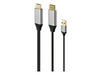 Gembird I/O ADAPTER HDMI TO DP/BLACK A-HDMIM-DPM-01