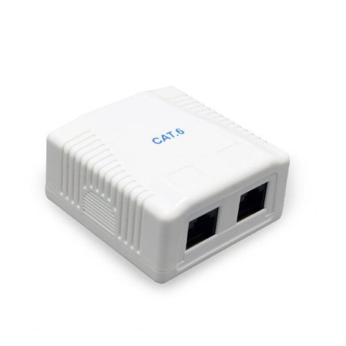 Gembird CABLE ACC MOUNT BOX CAT6 UTP/2P NCAC-2U6-01