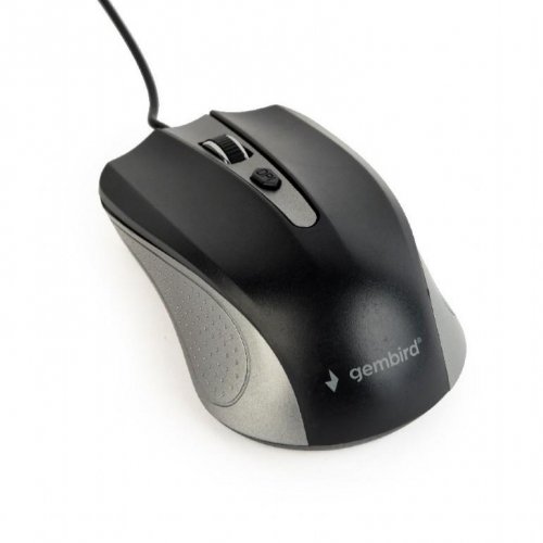 Gembird MOUSE USB OPTICAL GREY/BLACK/MUS-4B-01-GB