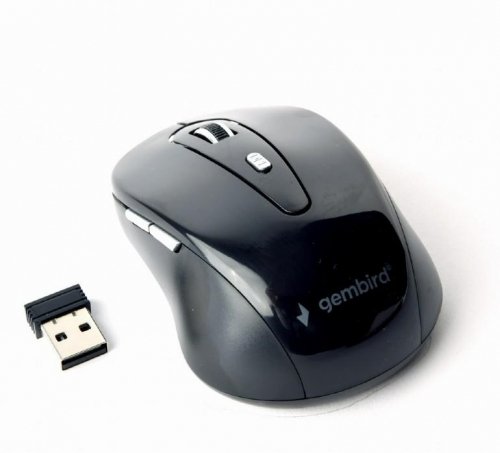 Gembird MOUSE USB OPTICAL WRL/BLACK MUSW-6B-01