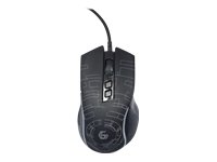 Gembird MOUSE USB OPTICAL GAMING/BLACK MUSG-RGB-01