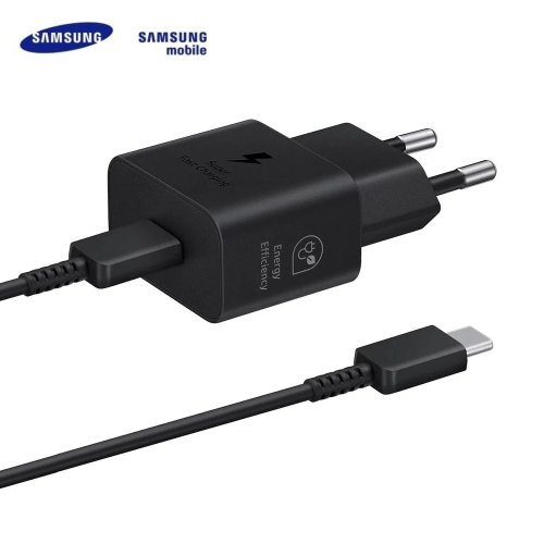 Samsung 25W Power Adapter Type-C (with cable) Black