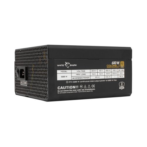White shark GPSU-B600S Colonel-2 600W 80+ Bronze FullModular