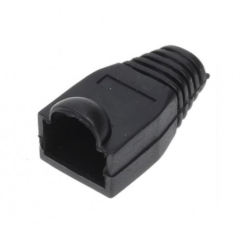 Genway CABLE ACC JACK RJ45/RJ45JACKETBLK
