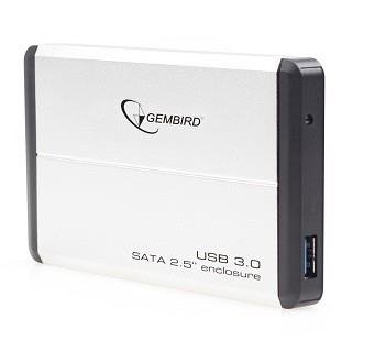 Gembird HDD CASE EXT. USB3 2.5"/SILVER EE2-U3S-2-S