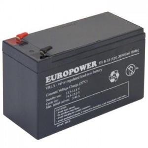 EMU BATTERY 12V 9AH VRLA/EV9-12 T2 EUROPOWER