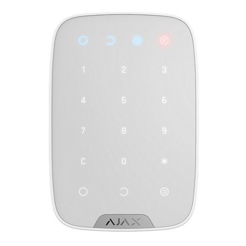 Ajax KeyPad Plus Wireless Touch Keyboard (white)