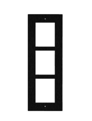 2N ENTRY PANEL 3MOD. FLUSH FRAME/BLACK/ IP VERSO 9155013B