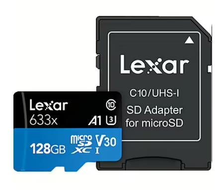 Lexar MEMORY MICRO SDXC 128GB UHS-I/W/A LMSBLPL128G-BNANG