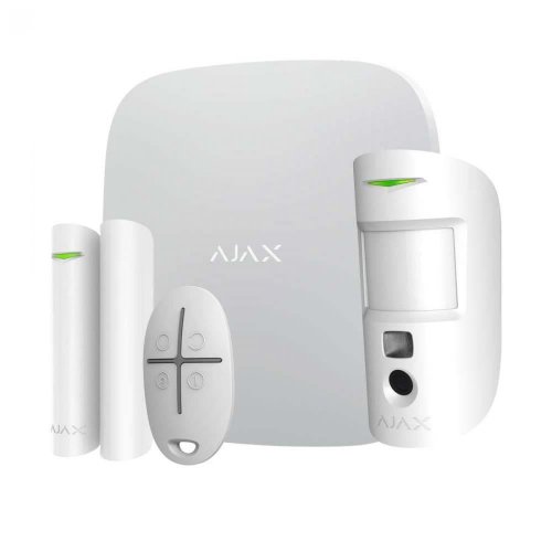 Ajax ALARM SECURITY STARTERKIT CAM/PLUS WHITE 38174