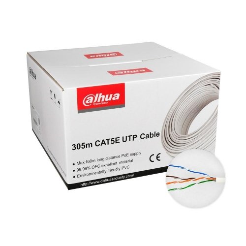 Dahua CABLE CAT5E UTP 305M WHITE/PFM920I-5EUN