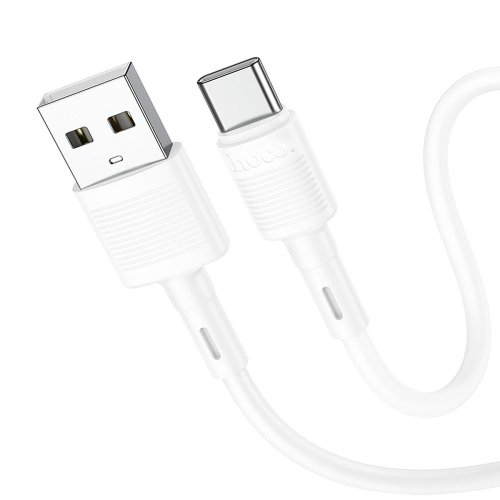 Hoco X83 USB A to USB C 1m cable white