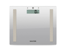 Salter 9113 SV3RAREU16 Compact Glass Analyser Bathroom Scales - Silver