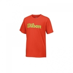 Wilson jr apparel ZĒNU KOKVILNAS T-KREKLS SCRIPT Fiesta / Green Glow