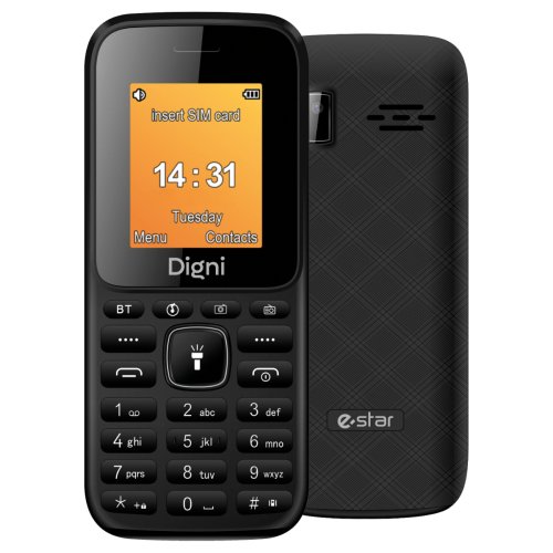 Estar Digni Mini Phone Dual SIM Black  Black